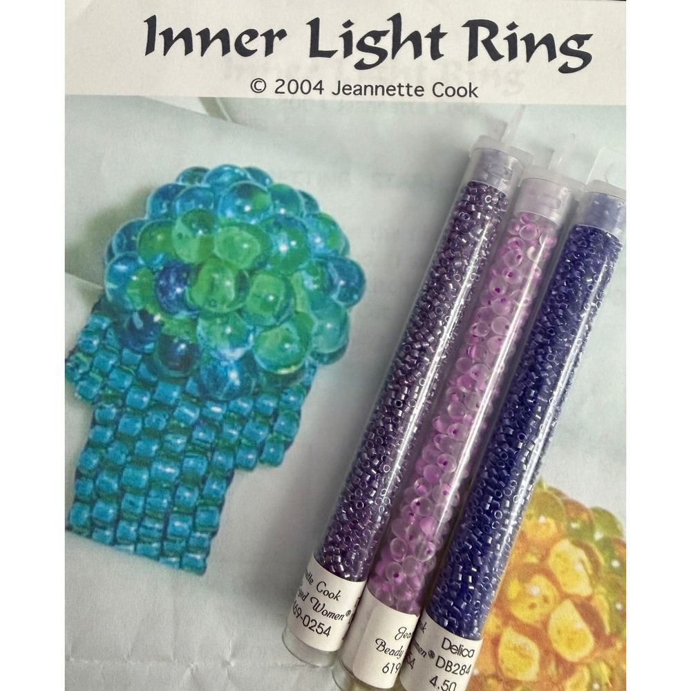 Jewelry Beading Kit Inner Light Ring Jeannette Cook DIY